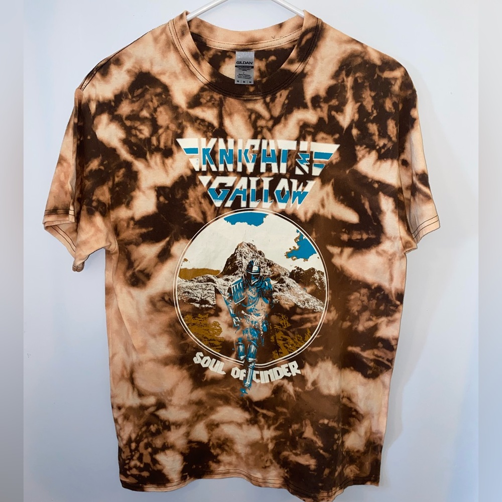 Custom Acid Wash Metal Band T-Shirt (Knight & Gallow)